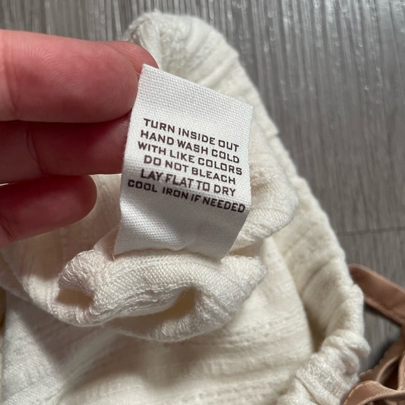 NWT Blu Pepper Two-Piece Cardigan and Jogger Lounge Set Cream — Size Medium - Picture 10 of 13